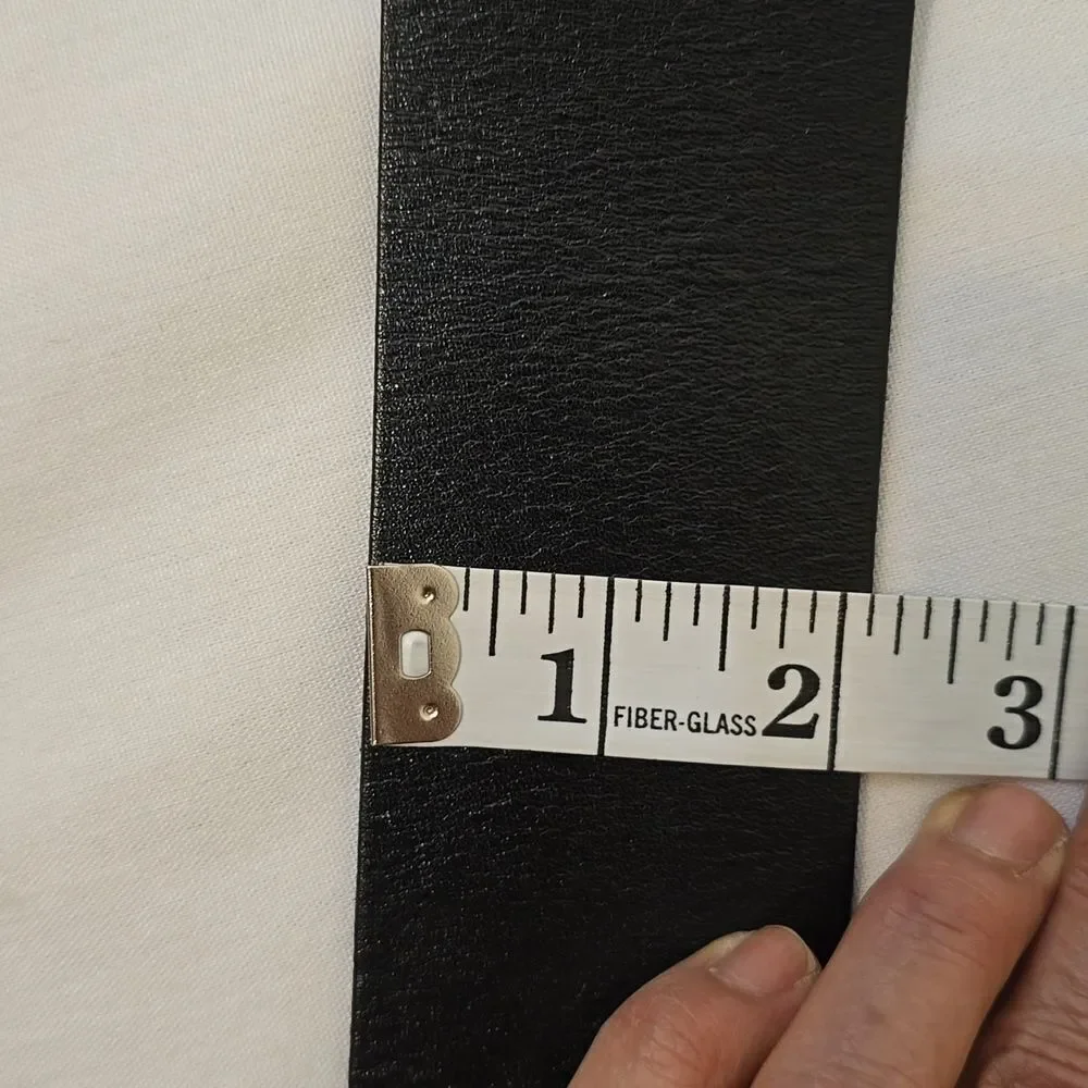 Balibelts Studio Black‎ Leather Silver Studded  Belt Small NWOT!